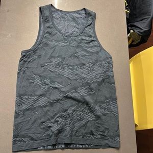 Lululemon tank top blue mens small